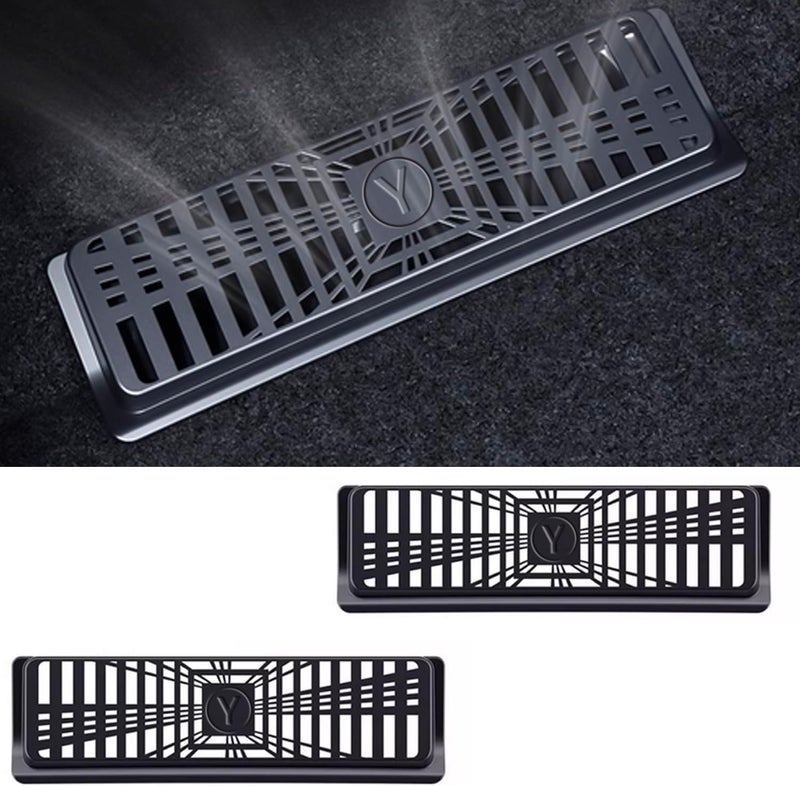 Arcoche Model Y Juniper Rear seat lower air outlet protective cover Air Flow Vent Grille Protection Rear Under Seat Air Condition Outlet Protector for 2025-2026 Tesla Model Y Juniper Accessories - Image 1